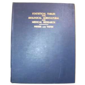   and Medical Research Ronald A. Fisher, Frank Yates Books
