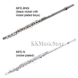 FLUTE~NEW BLACK NICKEL/SILVER BAND FLUTES w/$39 TUNER  