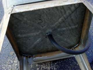 VINTAGE SINGLE GALVANIZED WASH TUB WITH STAND PLANTER COOLER GARDEN 