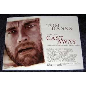  Castaway   Tom Hanks   Original British Movie Poster 