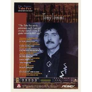  1997 Tony Iommi Peavey Tube Fex Guitar Effects Photo Print 