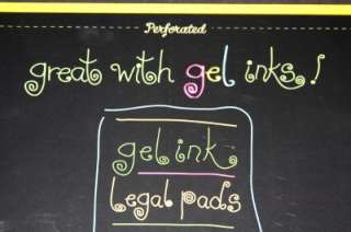 Wholesale Lot 18 Gel Ink Chalk Black Legal Pads Writing Drawing Sketch