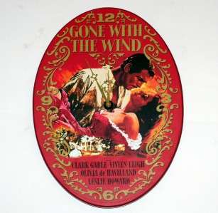 GONE WITH THE WIND 1939 Hollywood ROMANCE DRAMA Movie Oval Shaped 