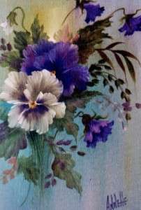   ROSS HOW TO PACKET PANSIES /PATTERN & EASY DIRECTIONS & GRAPHITE PAPER