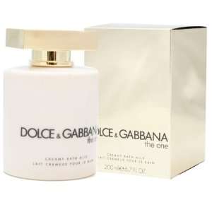 DOLCE & GABBANA THE ONE Perfume. CREAMY BATH MILK 6.7 oz / 200 ml By 