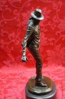   Collector Solid Bronze Sculpture Statue Figure Michael Jackson  
