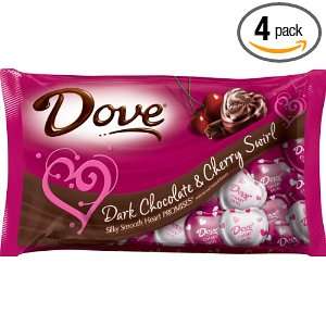 Dove Valentines Heart Promises, Dark Chocolate and Cherry Swirl, 7.94 