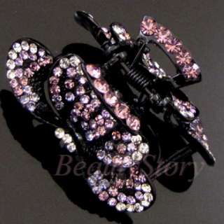  Item  Austrian rhinestone crystal fashion hair claw clip