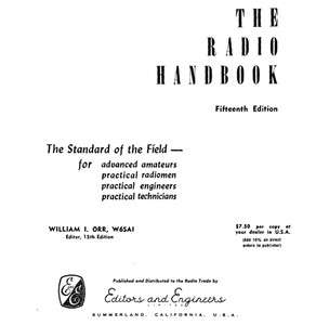 Three Books in ONE   The Radio Handbook   1938 & 1940 & 1959  