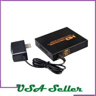 NEW VGA +Audio to HDTV HDMI Converter Adapter for PC+Cables  