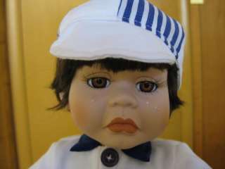 GRANVILLE HOUSE COLLECTION Porcelain Doll Soccer Boy  
