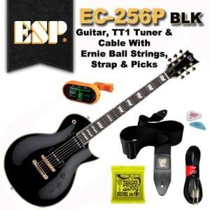  ESP EC 256P BLK Electric Guitar LTD, Tuner, Cable, Strings 