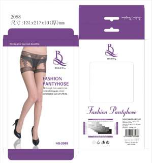   Style Flat Knit Fishnet Thigh High Stockings Nylons Hosiery Black 2088