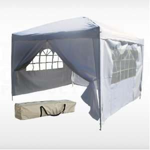  New 10 X 10 EZ Pop Set Up Canopy Tent Gazebo Includes 4 