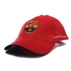  Barcelona FC   Red Adjustable Cap Hat: Sports & Outdoors