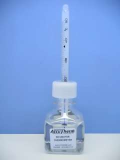 CERTIFIED INCUBATOR THERMOMETER 18 to 50 C TEFLON COAT  