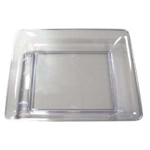   Lets Party By EMI Yoshi Clear 14 Square Plastic Tray 