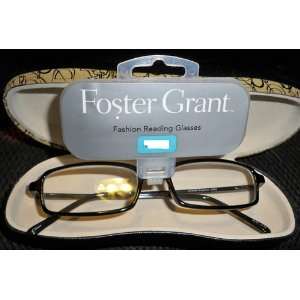 00   Foster Grant Reporter brown Full Frame Men/Womans Reading Glasses 