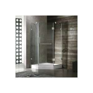   Industries 40 x 40 Frameless Neo Angle Shower Enclosure VG6062BNCL40