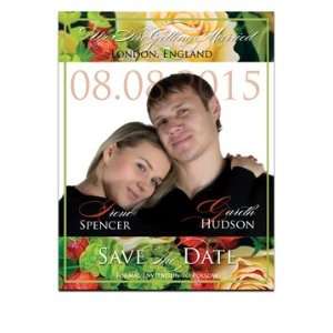    120 Save the Date Cards   Yellow Rose Garden Glee