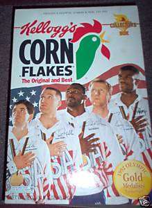 1992 Kelloggs Olympic Gold Medal Basketball Team Box  