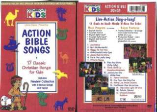 CEDARMONT KIDS DVD   ACTION BIBLE SONGS  