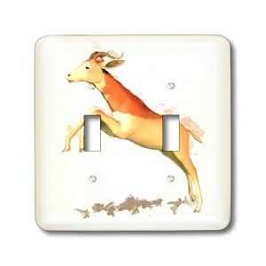  Boehm Digital Paint Animal   Dama Gazelle   Light Switch 