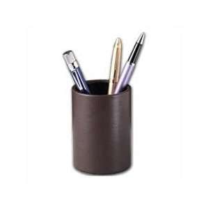  Bosca Old Leather Round Pencil Box (Dark Brown) Office 