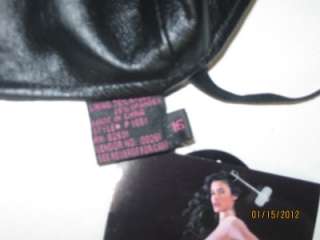 Shape FX black leather bustier corset 16  