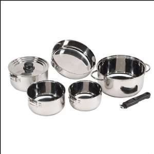  Stansport Stainless Steel 7 pc. Deluxe Family Cook Set 