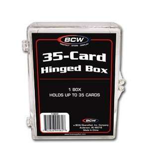  Collectible Trading Card Hinged Boxes   35 Count