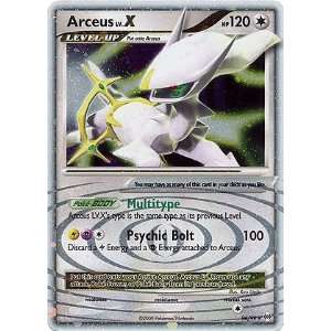 Pokemon Platinum Arceus Single Card Rare Holo LV.X #96 
