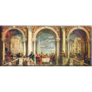  Feast in the House of Levi 30x13 Streched Canvas Art by 