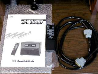 JAPAN RADIO JRC JRL 2000F HF LINEAR AMPLIFIER 160 10 METER SOLID STATE 