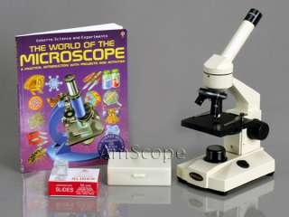   Microscope + Instruction Book, Prepared Blank Slides 013964566567