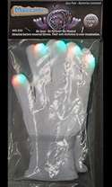 Multicolor LED Glow GLOVES Magic Mitts Rave Dance   WOW  