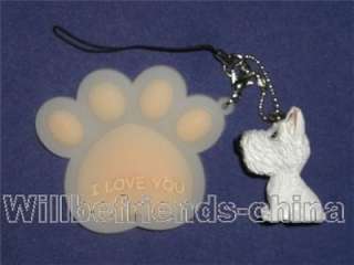 Love Dog Cell Mobile Phone Charm PSP Strap Decoration A  