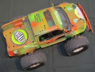   Ford F150 Custom Remote Control 420 Green Machine Monster Truck 27MHz