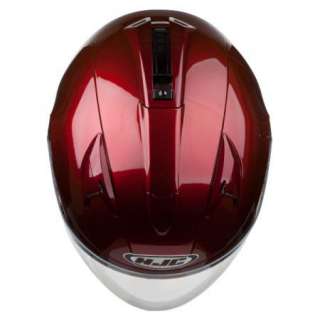   33 OPEN FACE STREET HELMET SOLID L LARGE LG WINE BERRY RED MOTORCYCLE