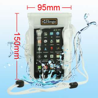 Waterproof Case Dry Bag for Phone Motorola EX122 Skin Cover Saver 