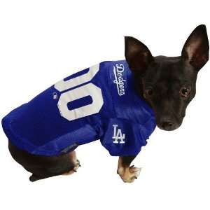  L.A. Dodgers Royal Blue Pet Jersey (Small): Pet Supplies