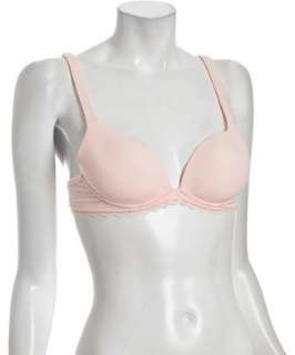 Cosabella ice pink cotton Milli plunge push up bra   up to 