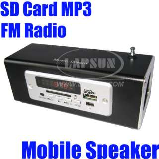 USB Portable Speaker SD Card U Disk Music  Player FM  