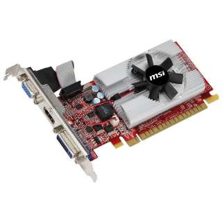 MSI nVidia GeForce GT520 GT 520 2GB Low Profile PCI E VGA DVI HDMI 