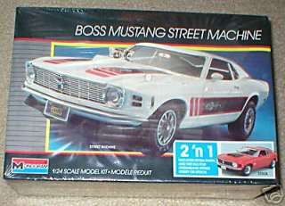 Monogram Boss Mustang Street Machine 1/24 Model Kit  