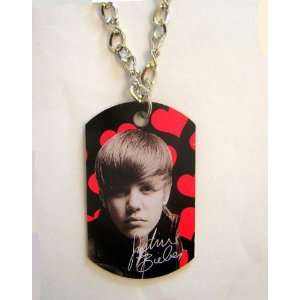   Official Licensed Justin Bieber Disc Necklace Arts, Crafts & Sewing