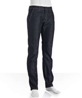 Levis Premium Capital E dark blue rigid Wrapped Skinny jeans 