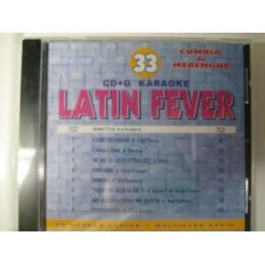  LATIN FEVER #33 8x8 Multiplex Karaoke CDG W/ Spanish Guide 