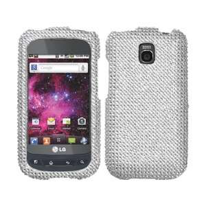   Diamond White Clear Crystal Hard Skin Case Cover for LG Phoenix Thrive