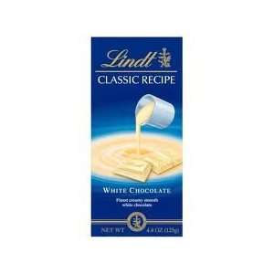 Lindt Classic Recipe White Chocolate Bar   Pack of 3:  